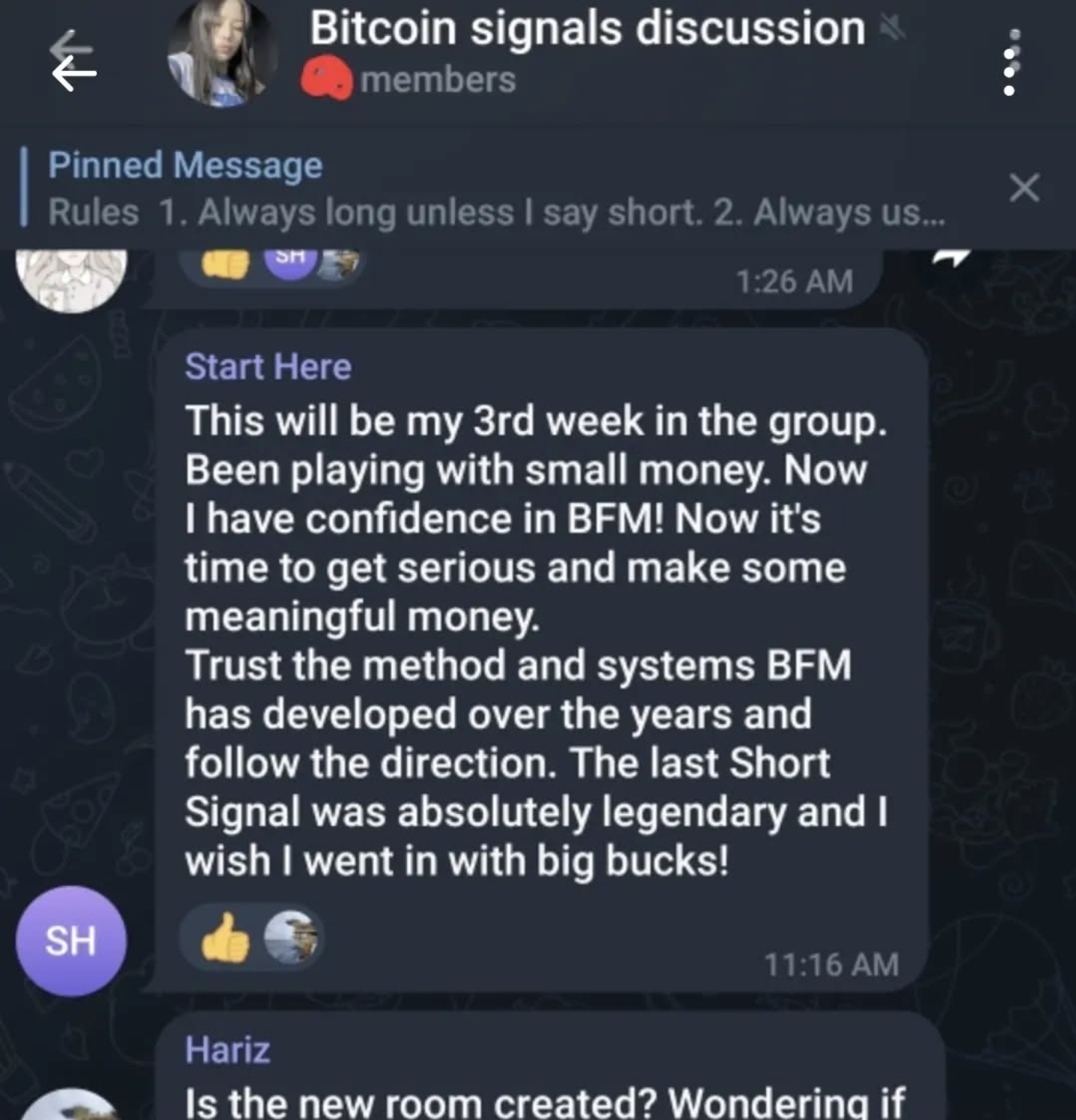 Trading Result