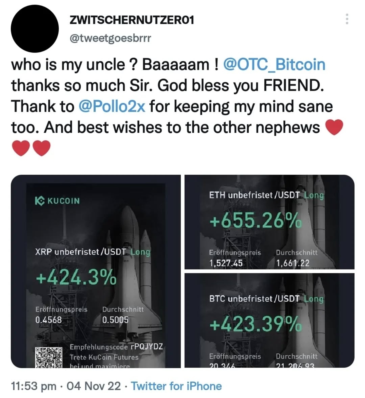 Trading Result